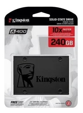 Unidad De Estado Solido Ssd Kingston A400 240gb Sata 6gb/s Negro