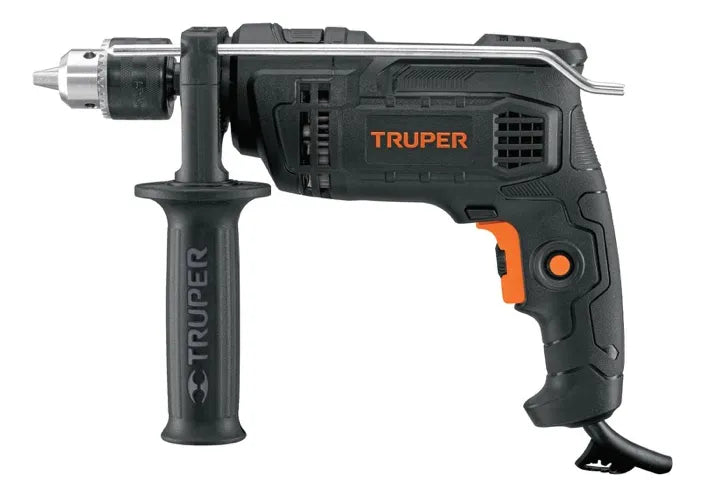 Taladro Percutor Eléctrico 1/2 Industrial Combo Truper Gris 60