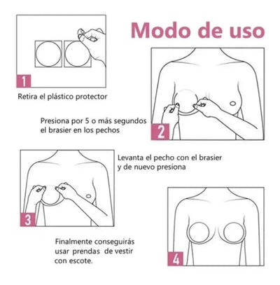 Tapa Pezón Invisible Cubre Pezón Pezonera Silicona