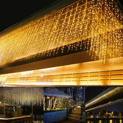 Decoracion Navidena Iluminada Led Exterior 400 Luces