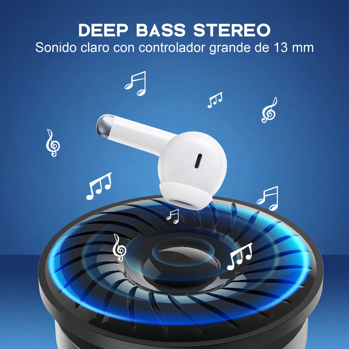Audífonos In-ear Inalámbricos 1hora Aut203