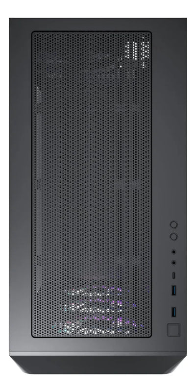 Montech Air 903 Max, E-atx Mid Tower Case, Alto Flujo De Aire, 3 X 140 Mm Argb Pwm Y 1 X 140 Mm Pwm Ventiladores Preinstalados, Panel Lateral De Vidrio Templado, Malla Frontal, Tipo C, Soporte 4090