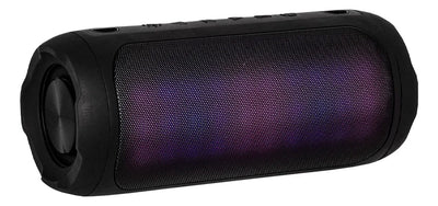 Parlante Recargable Breeza 16w Vta Flama Con Luces Led Color Negro