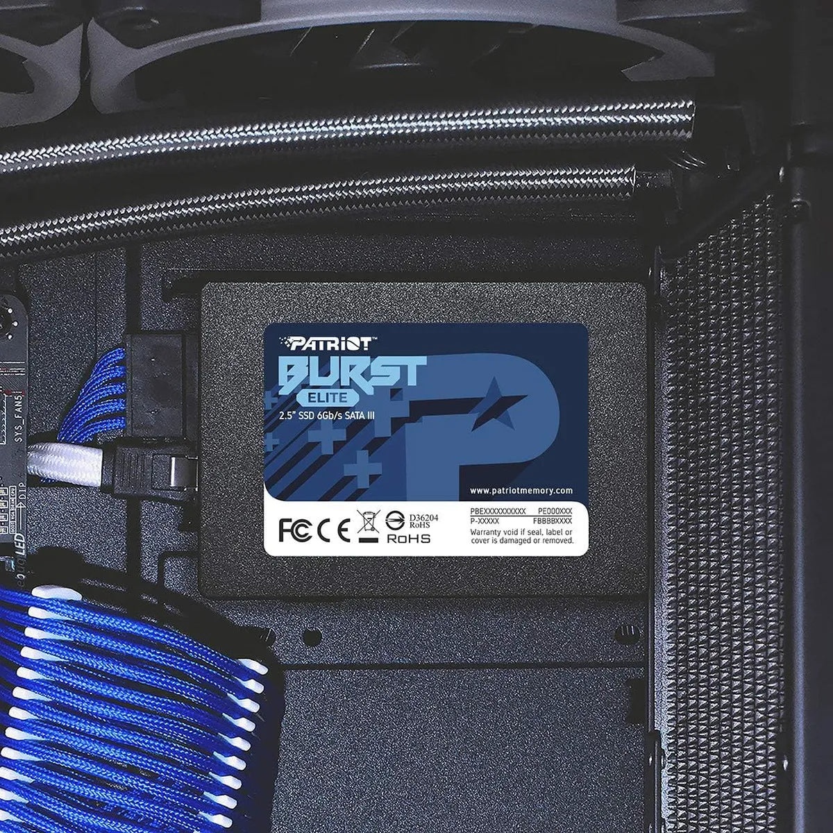Disco sólido interno Patriot Burst PBU240GS25SSDR 240GB negro