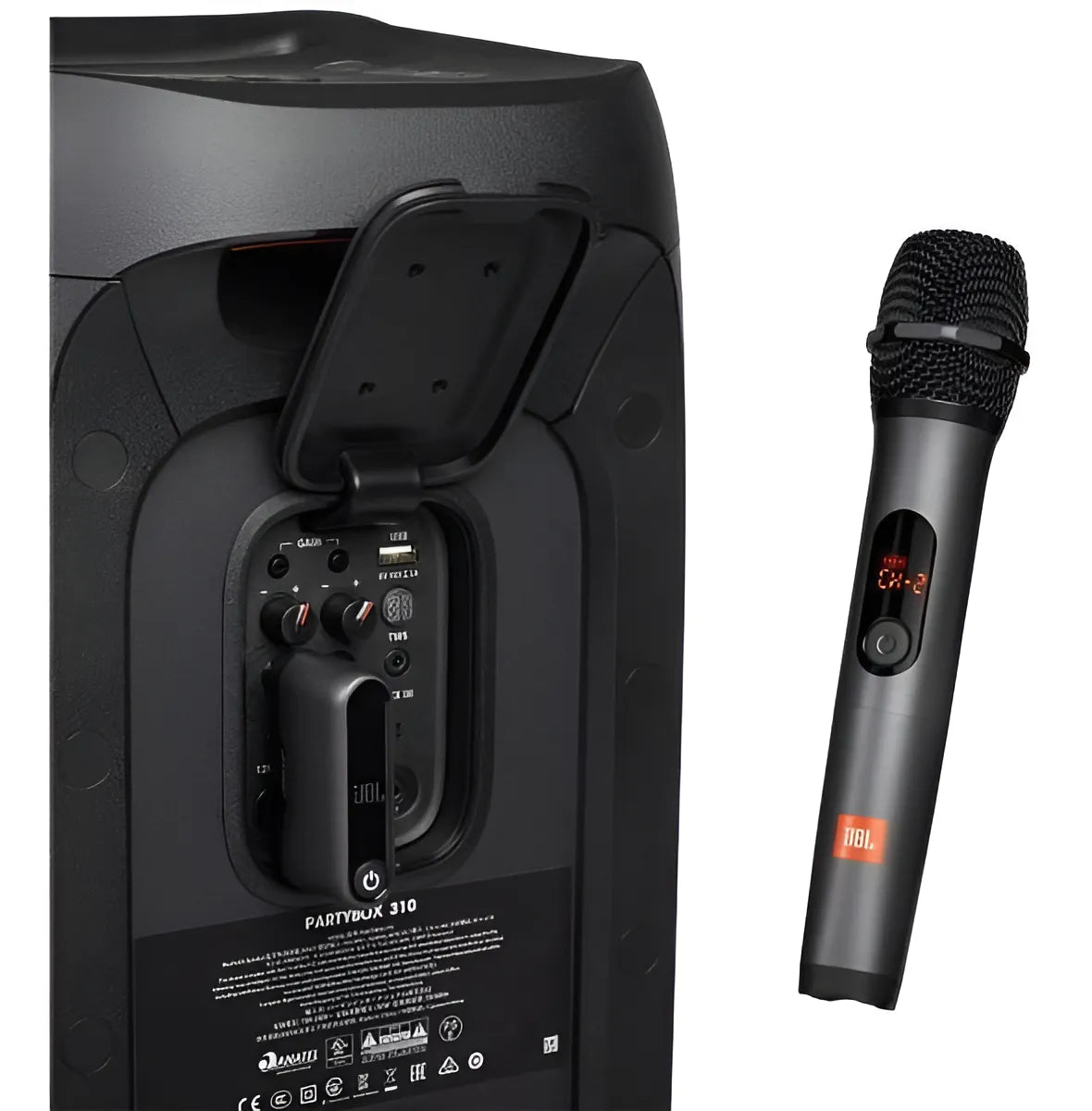 Micrófonos JBL MICBR2 Inalámbrico Cardioide color negroS