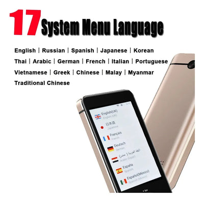 Traductor De Voz Instantáneo Sin Internet + 100 Idiomas Full Dorado Oscuro