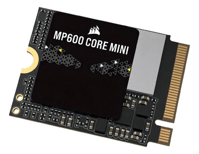Corsair Mp600 Mini Pro 2 TB Nvme Pcie X4 Gen4 SSD 2 M.2 2230 SSD de hasta 5000 MB/s de lectura, escritura secuencial máxima de hasta 3800 Mbps CSSD-F2000 Gbmp600 Color negro