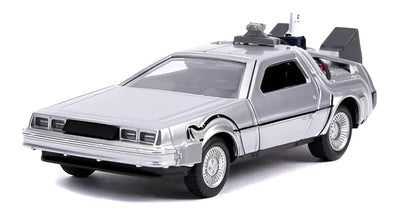 DeLorean II Volver al Futuro Jada Escala 1:32 Gris Metal Coleccionable