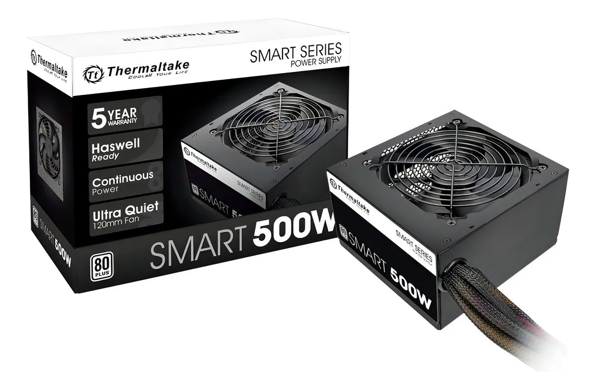 Fuente de poder para PC Thermaltake Technology Smart Series Ps-Spd-0500npcwus-W 500W negra