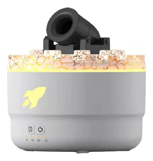 Humificador Difusor De Aromas Olores Cañon Aros + 2 Esencias Blanco