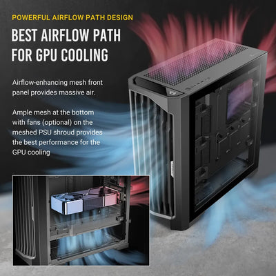 Antec Rendimiento De 1 Pie Torre Completa Rtx40 Totalmente