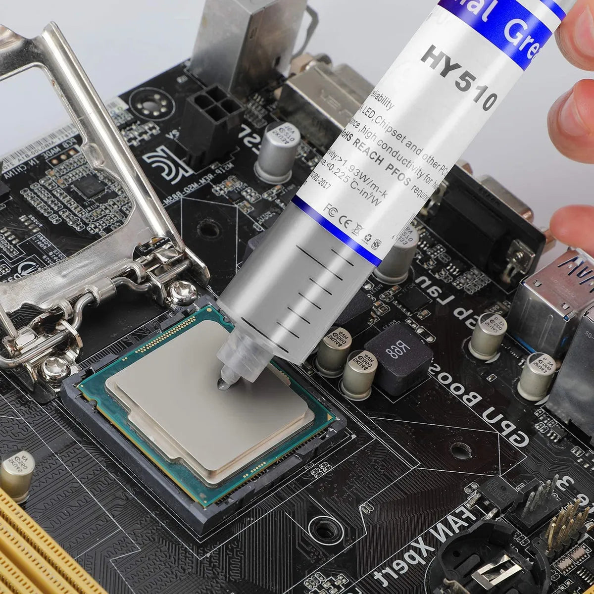 Pasta Termica Hy-510: Alta Conductividad Y Dureza