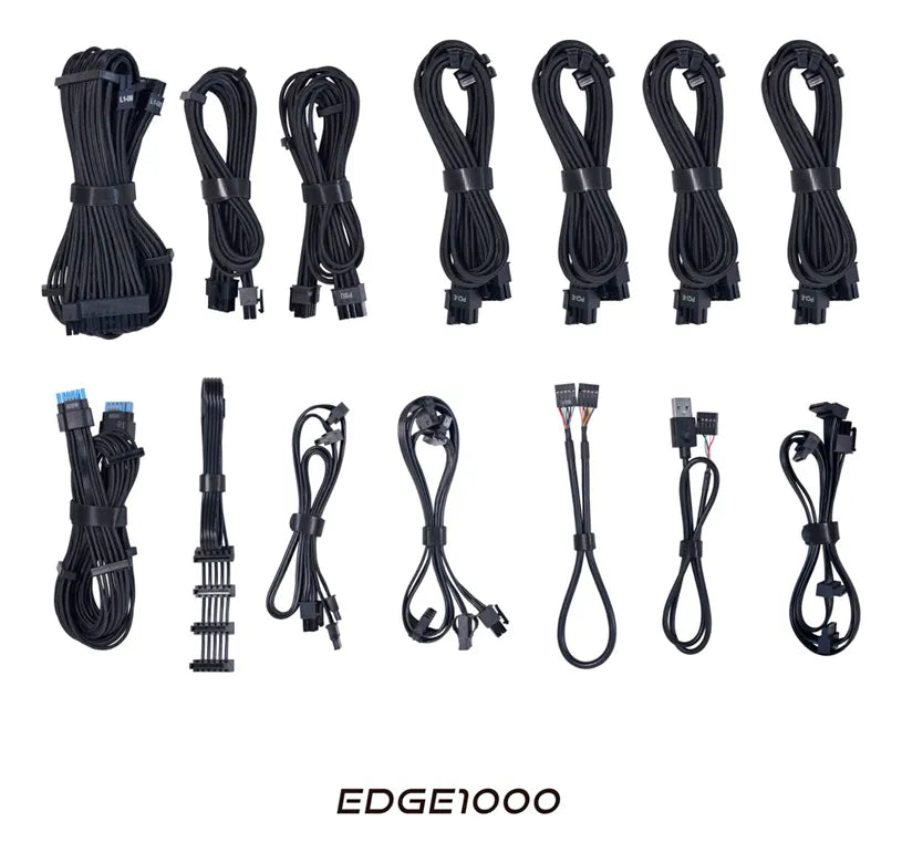 Fuente De Poder Lian Li Edge 1000w 80 Plus Platino Black Negro