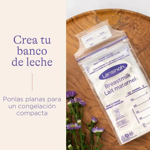 Bolsas Leche Materna Lasinoh 100 Und Pre-esterilizada 180ml