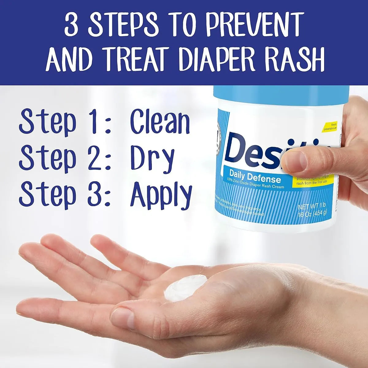 Crema Para La Dermatitis Del Pañal Del Bebe Desitin Daily