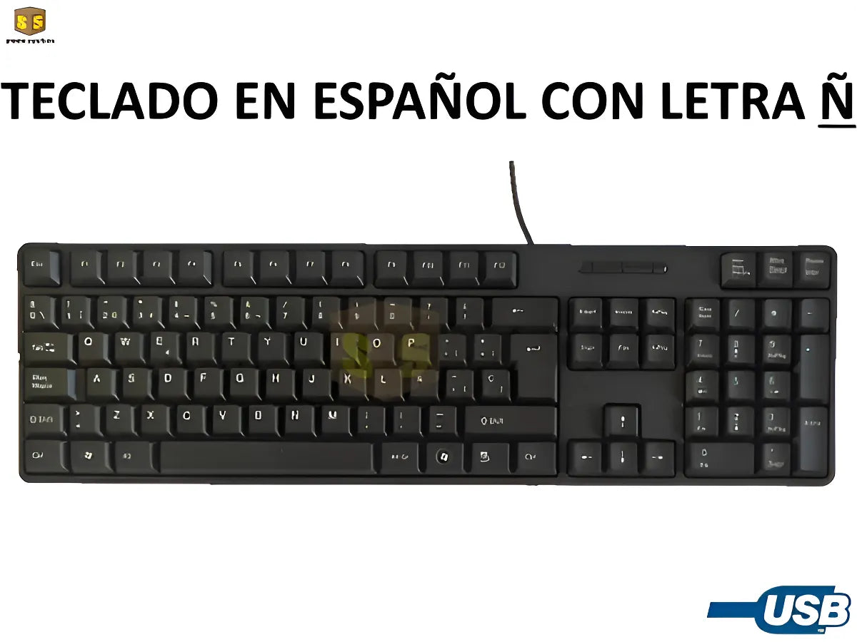 Teclado Antelope Conexión Usb Plug And Play, Tj-818 Negro