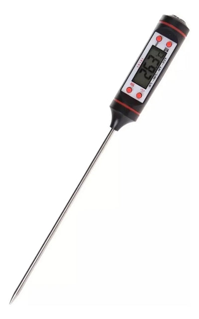 Termómetro Digital De Cocina De Punzon Sonda Chef Multiusos Negro