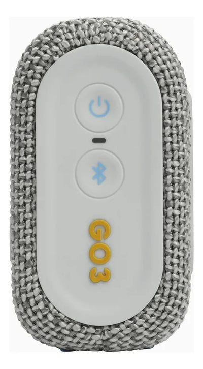 Altavoz Portátil Jbl Go 3 Eco Bluetooth Impermeable, 5 Horas Color Gris