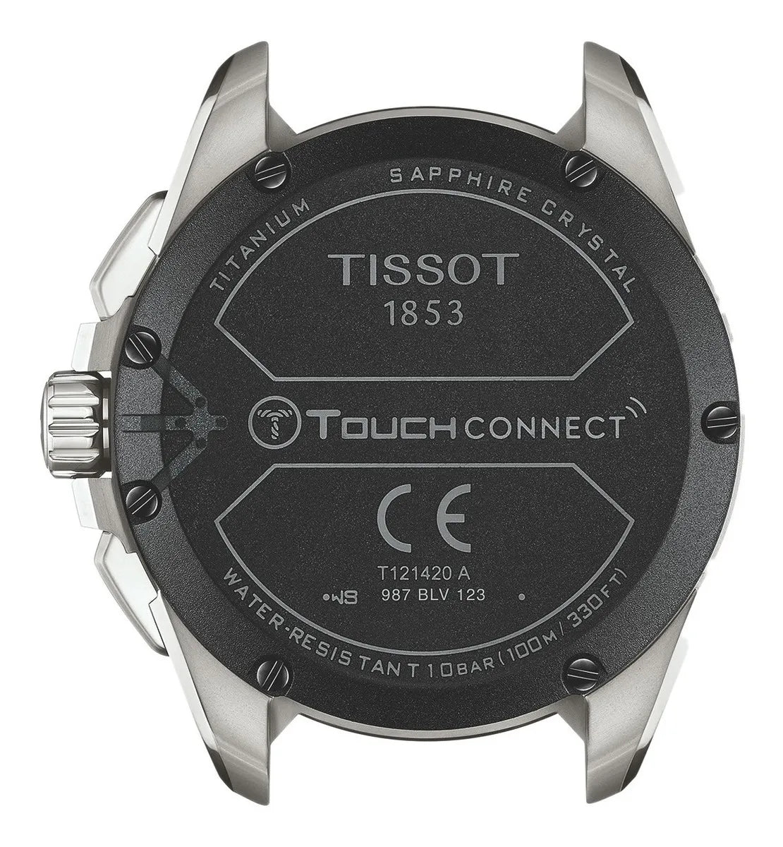 Reloj Para Hombre Tissot T121.420.47.051.06 Touch Connect Solar Analógico Digital Táctil