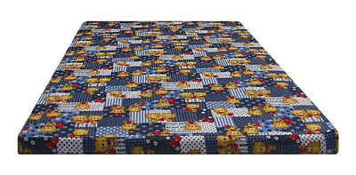 Colchoneta Antireflujo 100x60 En Tela Antifluido + Color Azul Osos Cariñosos