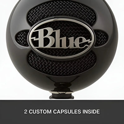 Microfono Usb Blue Snowball Para Pc Y Mac Color Gloss black