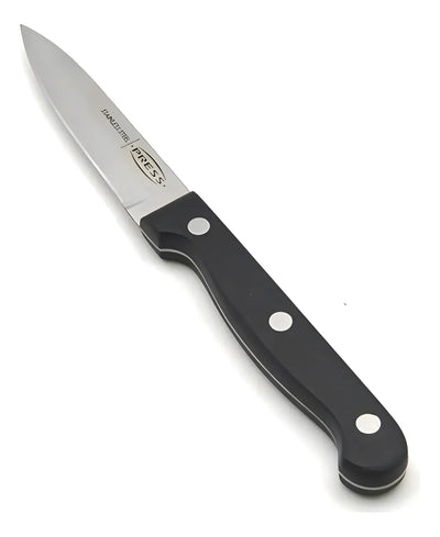 Cuchillo De Cocina Para Legumbres 8.5 Cm Acero Inox Press Color Negro
