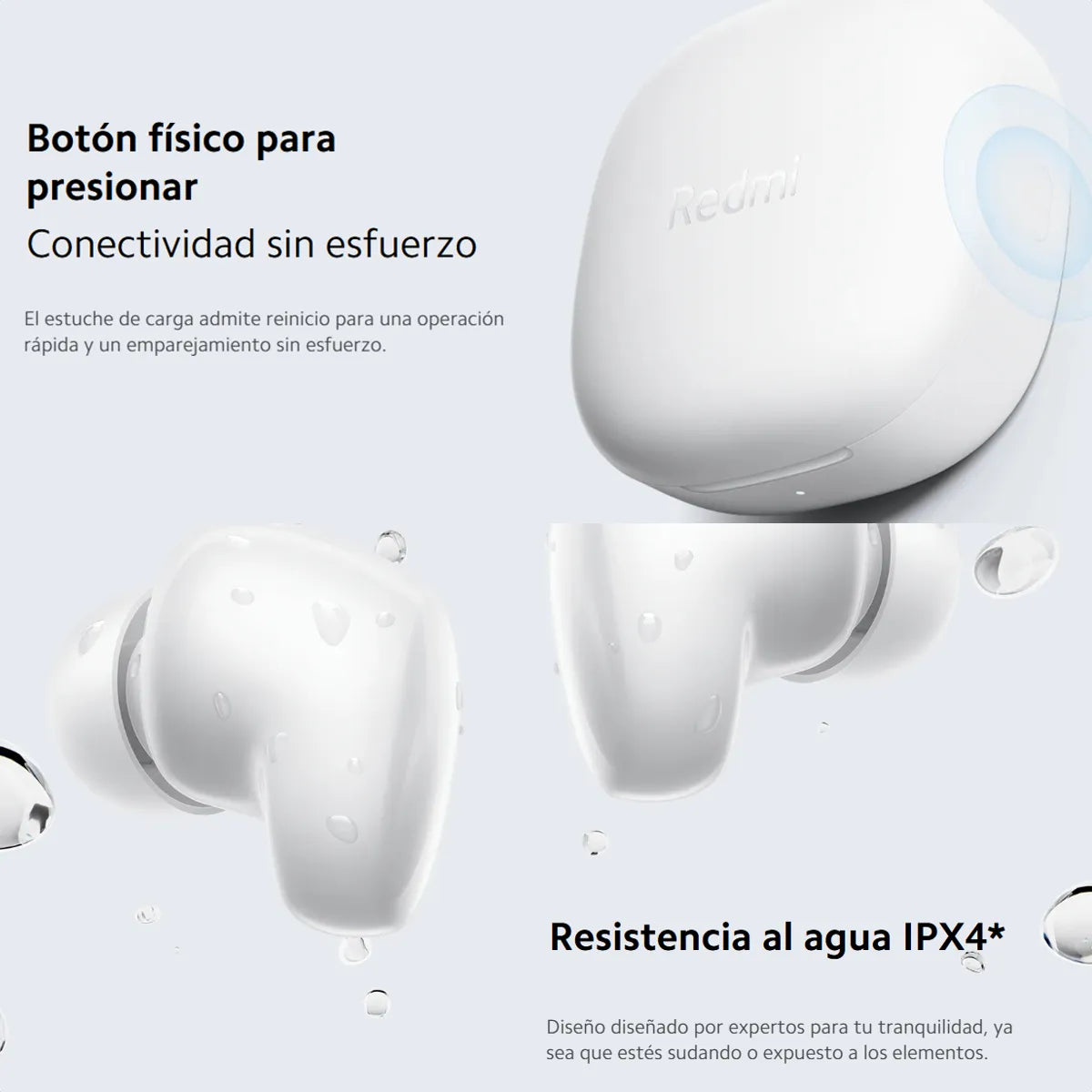 Xiaomi Redmi Buds 6 Play Auriculares Táctil Manos Libres Blk Negro
