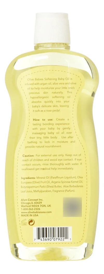 Aceite Para Bebé Multiusos Con Aceite De Argán, Aloe Vera.