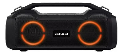 Parlante Aiwa AWS700BT portátil con bluetooth waterproof negra