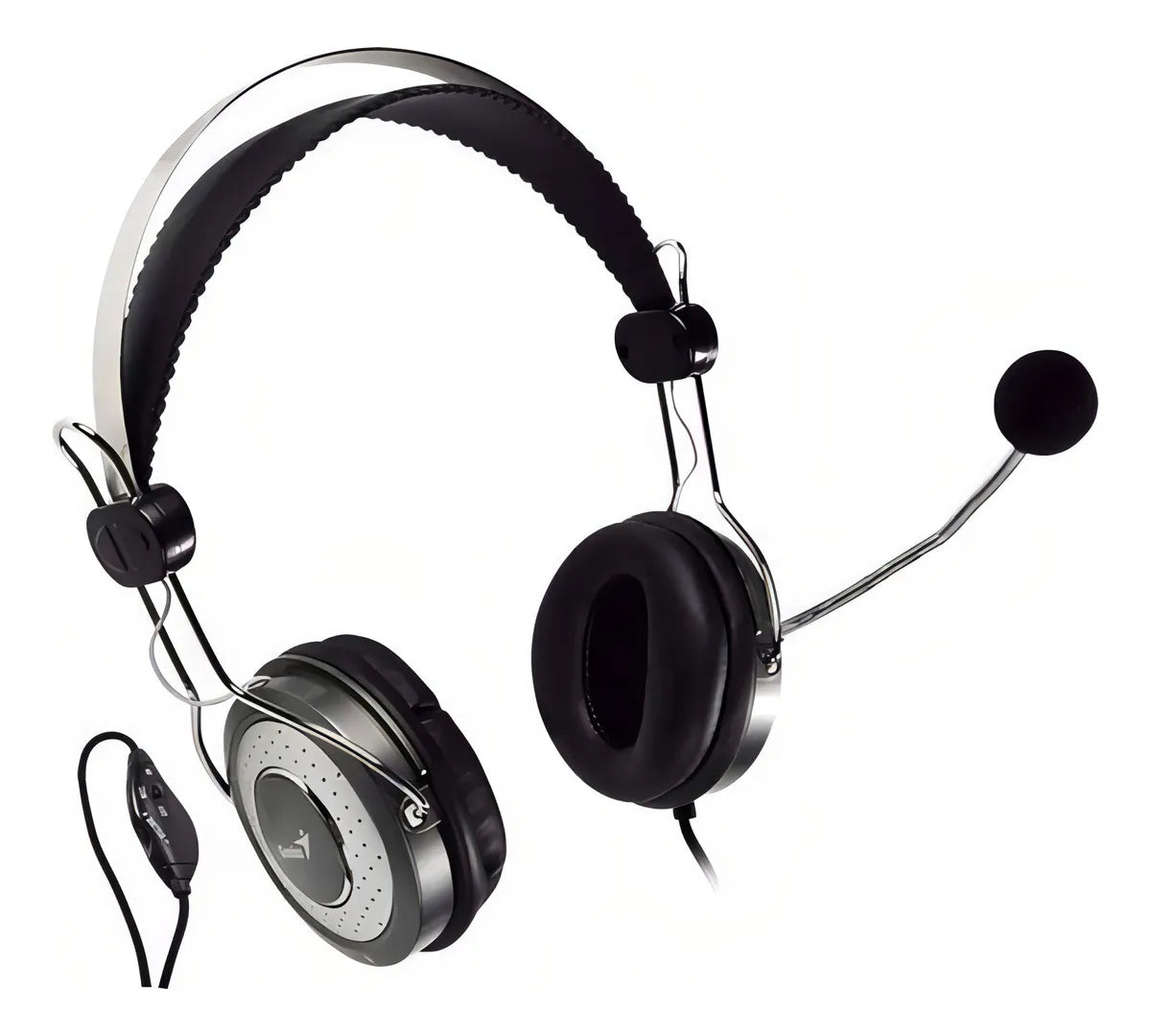 Auricular C/microfono Genius Hs-04su Pc Plug 3.5mm