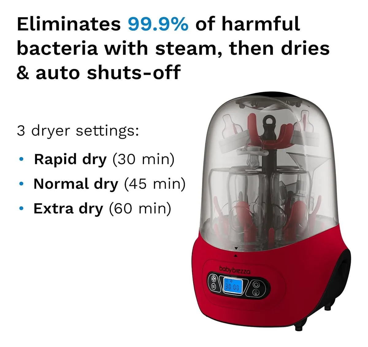 Esterilizador Rápido Baby Brezza Para Biberones Y Accesorios