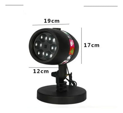 Hd Cb Proyector Led Navideño De Copos De Nieve For Multicolor