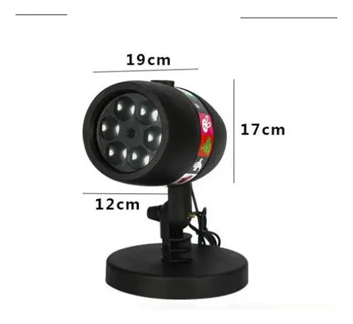 Hd Cb Proyector Led Navideño De Copos De Nieve For Multicolor