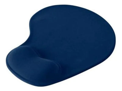 Mouse Pad Ergonómico Con Apoyo De Muñeca En Gel Azul Oscuro