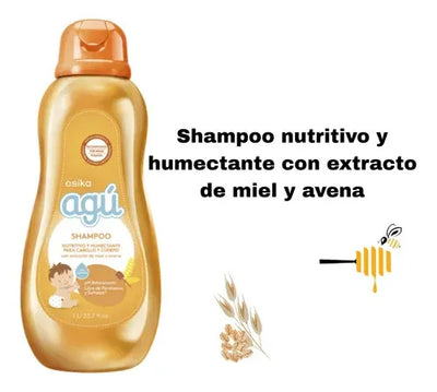 Shampoo Agu Miel Y Avena Esika