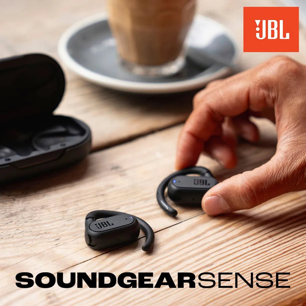 Jbl Soundgear Sense Audifonos Blutooth Color Negro Luz Azul