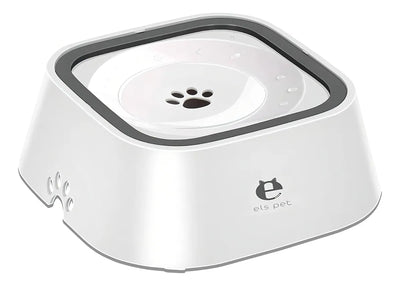Bebedero Dispensador De Agua Para Perros Y Gatos Color Blanco