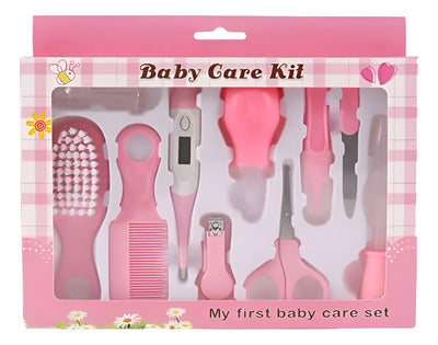 Kit Para Bebe 10 Piezas Rosa