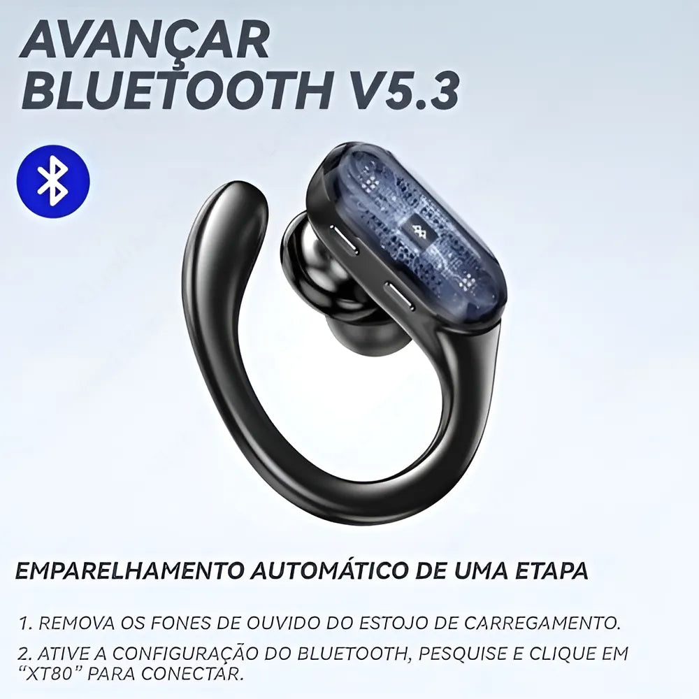 Auriculares inalámbricos Bluetooth Lenovo Xt80, color negro