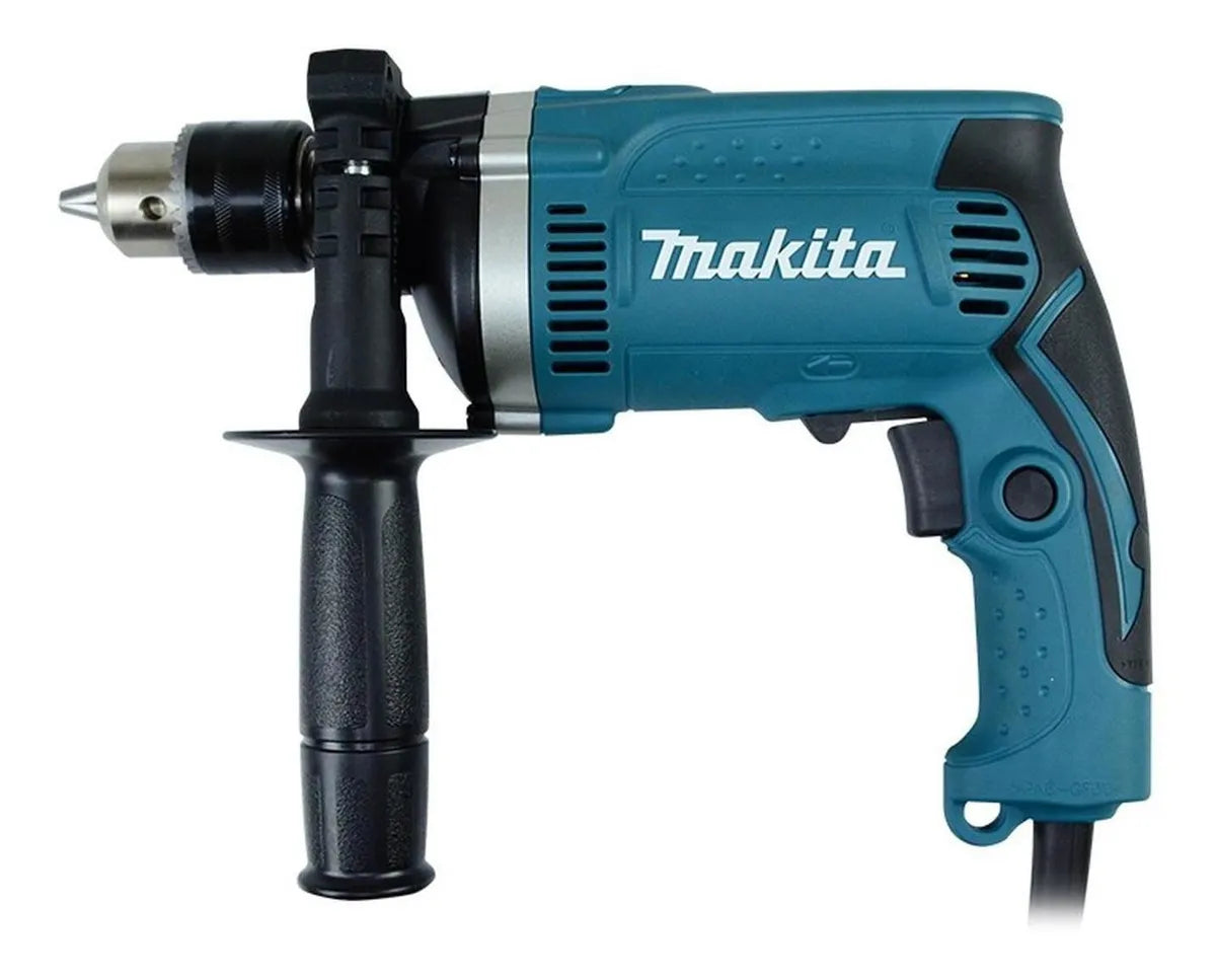 Taladro Percutor 860w Ipm 0-48.000 Makita Hp1630 Azul Petróleo