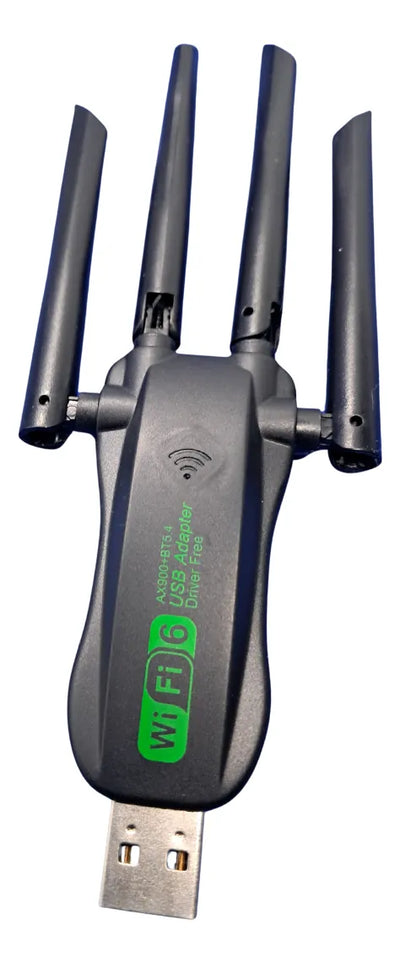 Icaning Ax900 Wifi 6 Adaptador Usb Bt Gigabit 4 Antenas