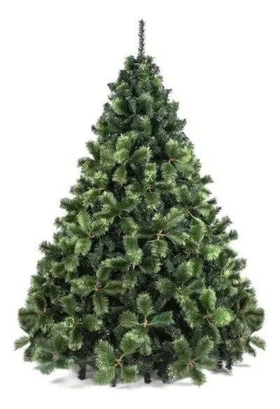 Pino Nevada Árbol De Navidad 2.25m Para Decoración Navideña Verde Claro