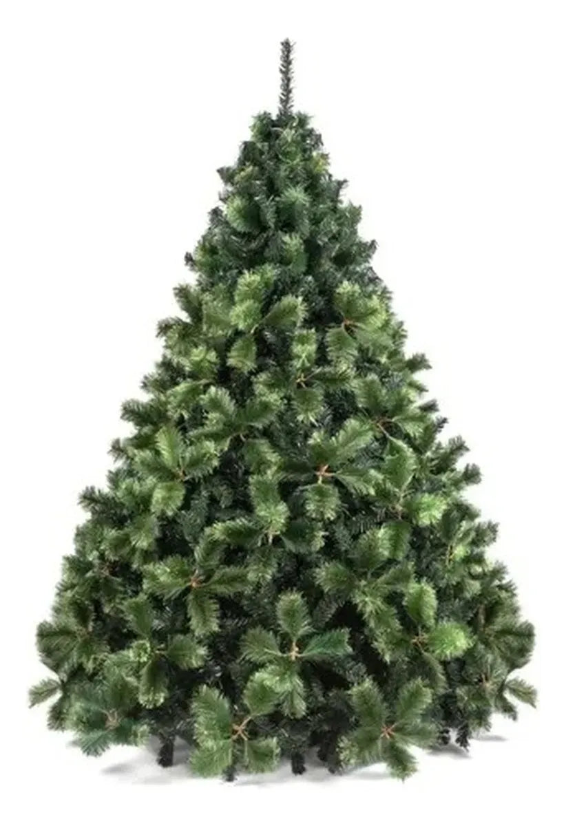Pino Nevada Árbol De Navidad 2.25m Para Decoración Navideña Verde Claro