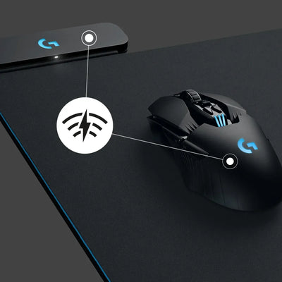 Pad Mouse Logitech Powerplay / Sistema De Carga Inalámbrica Black