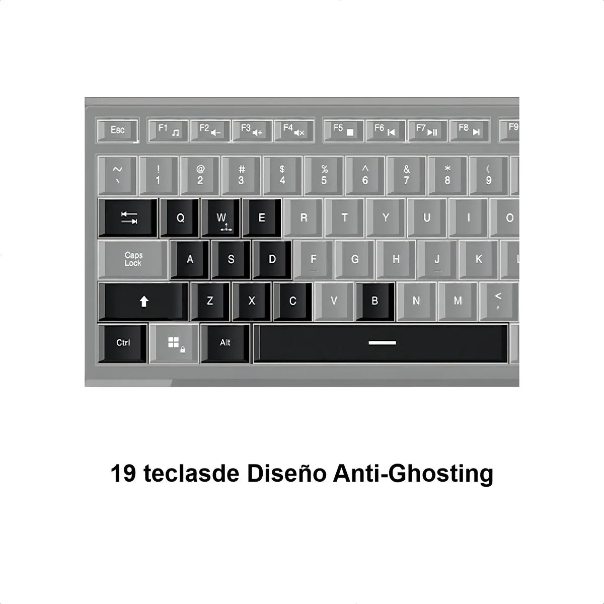 Teclado Con Cable Genius Slimstar 820 Iluminado Usb Teclado Negro Idioma Español España