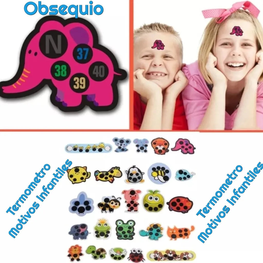 Termómetro Pegatina Digital Infantil + Obsequio
