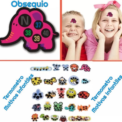 Termómetro Pegatina Digital Infantil + Obsequio