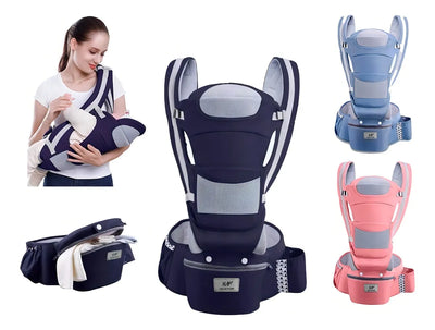 Cargador Canguro Para Bebe Niño Y Niña Jonebel Color Azul Oscuro Algodón Talla M