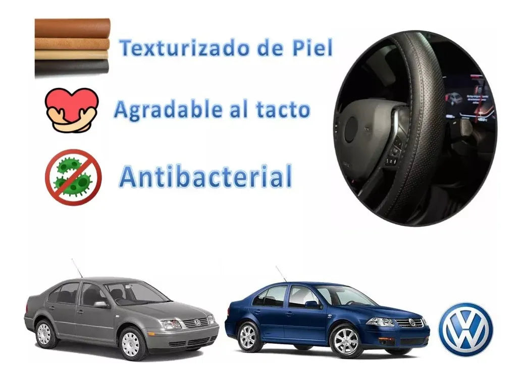 Funda Cubre Timon Cuero Vw Jetta A4 1999 A 2008 2009 2010