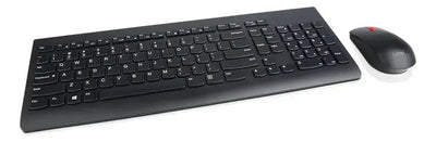 Combo Teclado Y Mouse Inalámbrico Lenovo 510 Español Color Negro